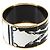 Hermès Pulsera Rígida Hermes HERMES Email TGM Negro Blanco - vista 2