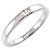 Harry Winston Ehering aus Platin mit Diamant im Princess-Schliff - Ansicht 5