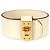Hermès Pulsera Hermes Kelly Twist PM Blanco Dorado