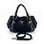 Prada Gaufre Convertible Satchel aus Leder und Tessuto Medium Schwarz - Ansicht 2