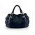 Prada Gaufre Convertible Satchel aus Leder und Tessuto Medium Schwarz - Ansicht 3