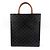 Céline Celine Vertical Cabas Triomphe Coated Canvas Mini Nero - vista 3