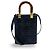 Fendi Sunshine Shopper em camurça riscada Large Preto