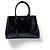 Prada Galleria Double Zip Spazzolato Leather Medium Schwarz