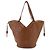Autre Marque Saint Laurent Y Hobo Tote Handtasche Braun - Ansicht 3