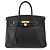Hermès Hermes Birkin 35 Ardennes Black Handtasche Schwarz