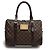 Bolsa Louis Vuitton Damier Berkeley Castanho escuro - vista 2