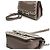 Borsa a spalla Tod's Double T Stitch in Greige Beige Grigio - vista 4