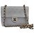 Timeless Borsa Chanel Classic Flap Small in pelle di agnello bianca Bianco