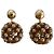 Christian Dior Tribales Pearl Cluster Ohrringe Weiß Gold hardware