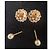 Christian Dior Tribales Pearl Cluster Ohrringe Weiß Gold hardware - Ansicht 4