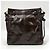 Sac à épaule mini Prada Bonnie Marron foncé - vue 2