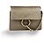 Chloé Clutch Chloe Faye in pelle e camoscio Beige