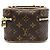 Louis Vuitton Nice Vanity Case Monogram Canvas Nano Marrone - vista 2