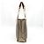 Chloé Borsa Tote Chloe Woody in Tela e Pelle Medium Beige - vista 5