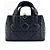Christian Dior Toujours Macrocannage Quilt Calfskin Medium Nero - vista 2