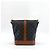 Céline Celine Triomphe Bucket de gamuza grabada Negro - vista 3