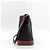 Céline Celine Triomphe Bucket de gamuza grabada Negro - vista 4