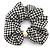 Miu Miu Scrunchie mit Gingham-Karo Schwarz Weiß - Ansicht 2