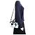 Borsa Tod's Collaborazione MrBafs Mini Boston in pelle azzurro e blu navy Blu chiaro - vista 9