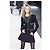 Giacca Chanel Autunno 2002 02A Tweed Fantasy e Paillettes Nero - vista 2