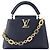 Louis Vuitton Capucines Handtasche in Dunkelblau