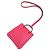 Hermès Portachiavi Hermes Pink Agneau Milo Rosa - vista 2