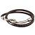 Hermès Bracciale charm in pelle intrecciata Jumbo Hermes Marrone Argento