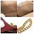 Chloé Chloe Millie Schultertasche aus rotem Leder mit Kette - Ansicht 9