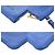 Salvatore Ferragamo Clutch aus blauem Leder - Ansicht 3