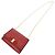 Borsa a tracolla Salvatore Ferragamo Vara in pelle rossa con catena Rosso - vista 4