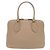 Borsa a mano media in pelle martellata Tory Burch Swing Beige - vista 2