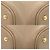 Borsa a mano media in pelle martellata Tory Burch Swing Beige - vista 4