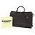 Burberry Banwell Handtasche aus Leder und Canvas mit Check-Muster Schwarz - Ansicht 2