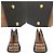 Burberry Banwell Handtasche aus Leder und Canvas mit Check-Muster Schwarz - Ansicht 9