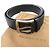 Burberry Leather Belt Black Silvery - view 2