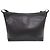 Prada Triangle Logo Schultertasche aus Leder Schwarz Blau - Ansicht 2