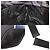 Prada Triangle Logo Schultertasche aus Leder Schwarz Blau - Ansicht 9