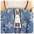 Zaino Louis Vuitton Vivienne in denim Monogram Bianco Blu - vista 5