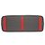 Borsa Boston Valextra K-VAL My Logo in tela e pelle Nero Rosso - vista 3