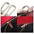Borsa Boston Valextra K-VAL My Logo in tela e pelle Nero Rosso - vista 9