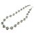 Correa de hombro de metal azul claro Loewe Donut Chain Plata - vista 2
