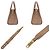 Borsa a tracolla in pelle Today di Salvatore Ferragamo Beige - vista 10