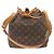 Noe Louis Vuitton Petit Noé Monogram Shoulder Bag M42226 Marrone Monogramma