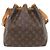 Noe Louis Vuitton Petit Noé Monogram Shoulder Bag M42226 Marrone Monogramma - vista 2