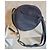 Autre Marque borsa rotonda blu navy in similpelle scamosciata karl marc john con catena in metallo e pompon a tracolla, nuova Blu scuro - vista 4