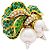 Autre Marque Dior Ring, “Jardins de Milly-la-Forêt”, "Navets", Smaragde, Tsavorite, Diamanten, Perlen.