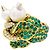 Autre Marque Dior Ring, “Jardins de Milly-la-Forêt”, "Navets", Smaragde, Tsavorite, Diamanten, Perlen. - Ansicht 2