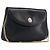 Céline Bolsa de Ombro com Corrente CELINE em Couro Preto e Dourado Auth ep16204