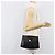 Céline Bolsa de Ombro com Corrente CELINE em Couro Preto e Dourado Auth ep16204 - vista 29